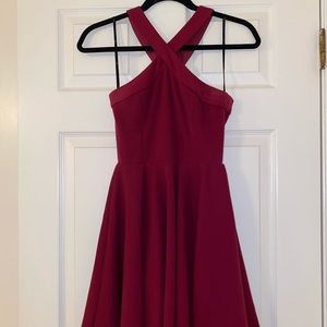 Lulus magenta mini dress